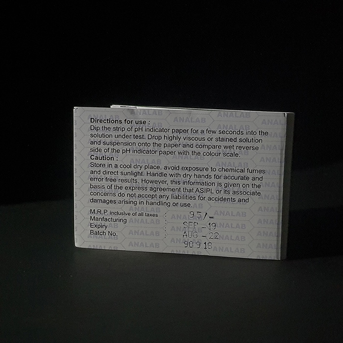 pH Indicator Paper B pH Indicator Paper B